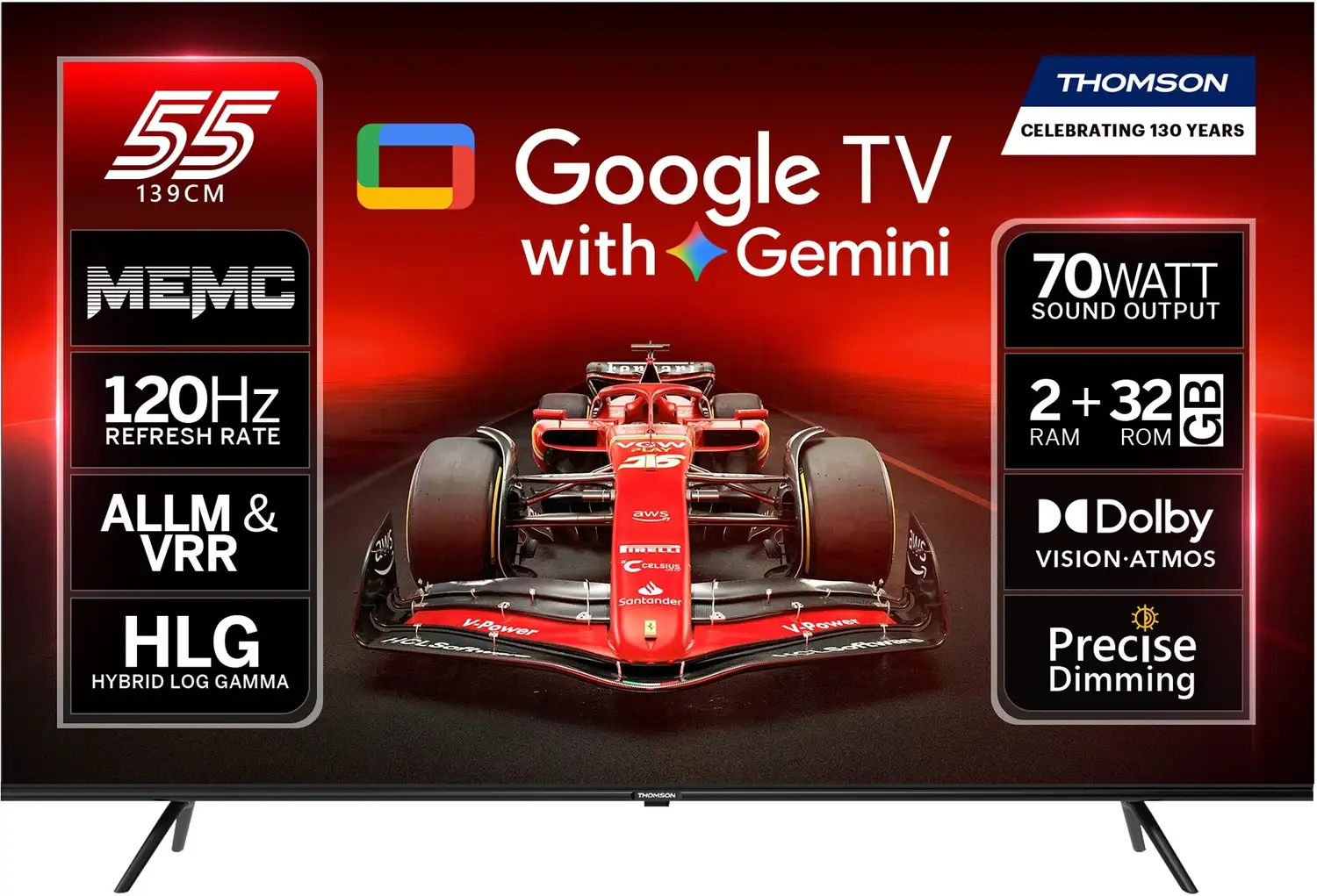 Thomson 55-inch 4K QLED TV