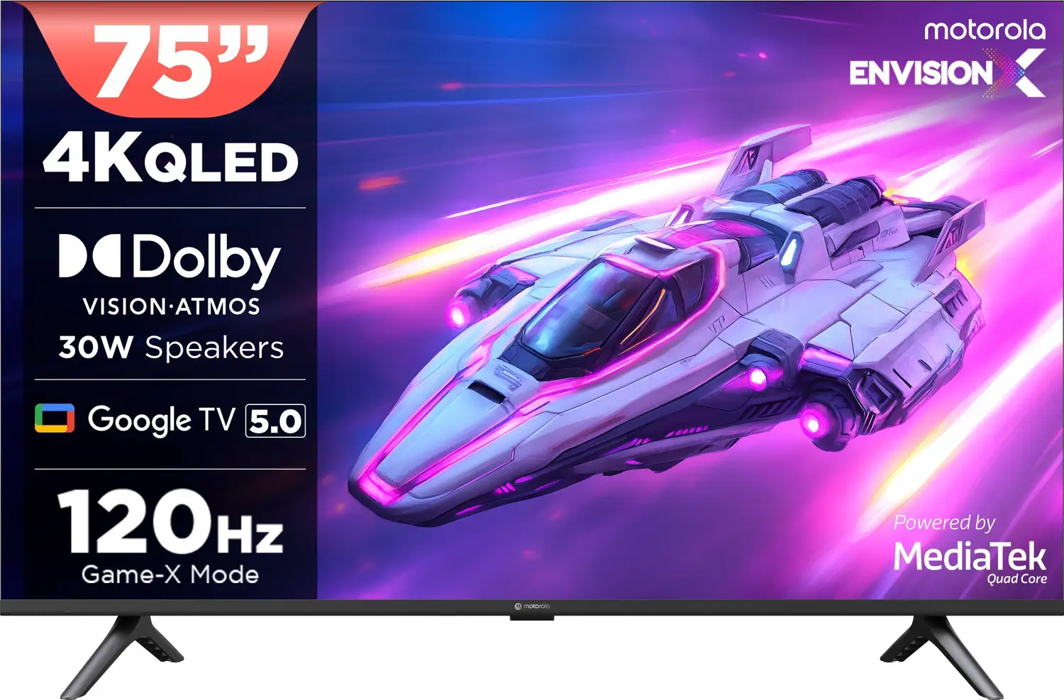 Motorola 75-inch QLED TV
