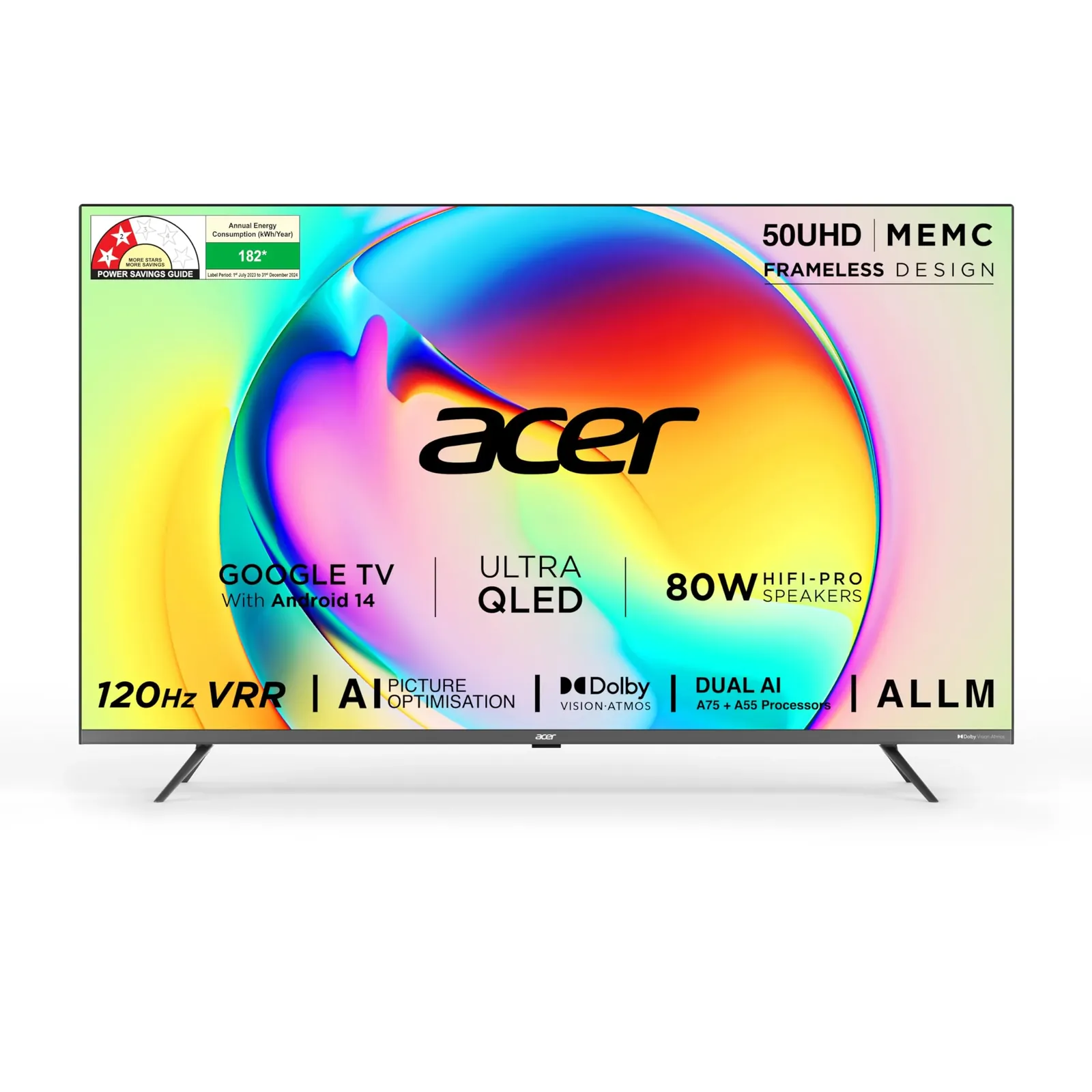 Acer 50-inch 4K QLED TV
