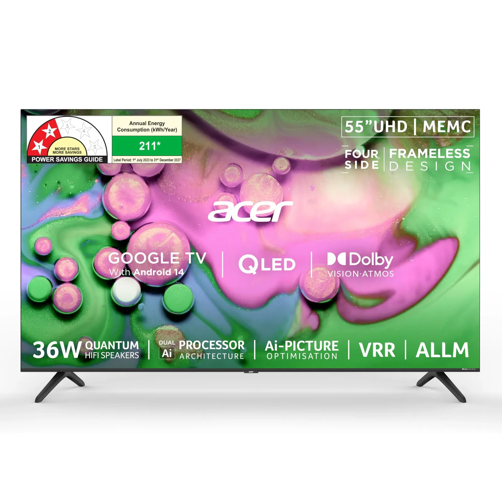 Acer 55-inch 4K QLED TV