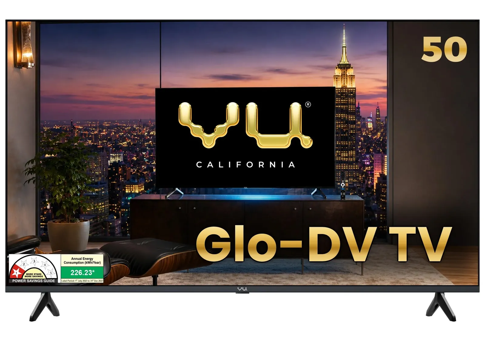 Vu 50-inch 4K QLED TV