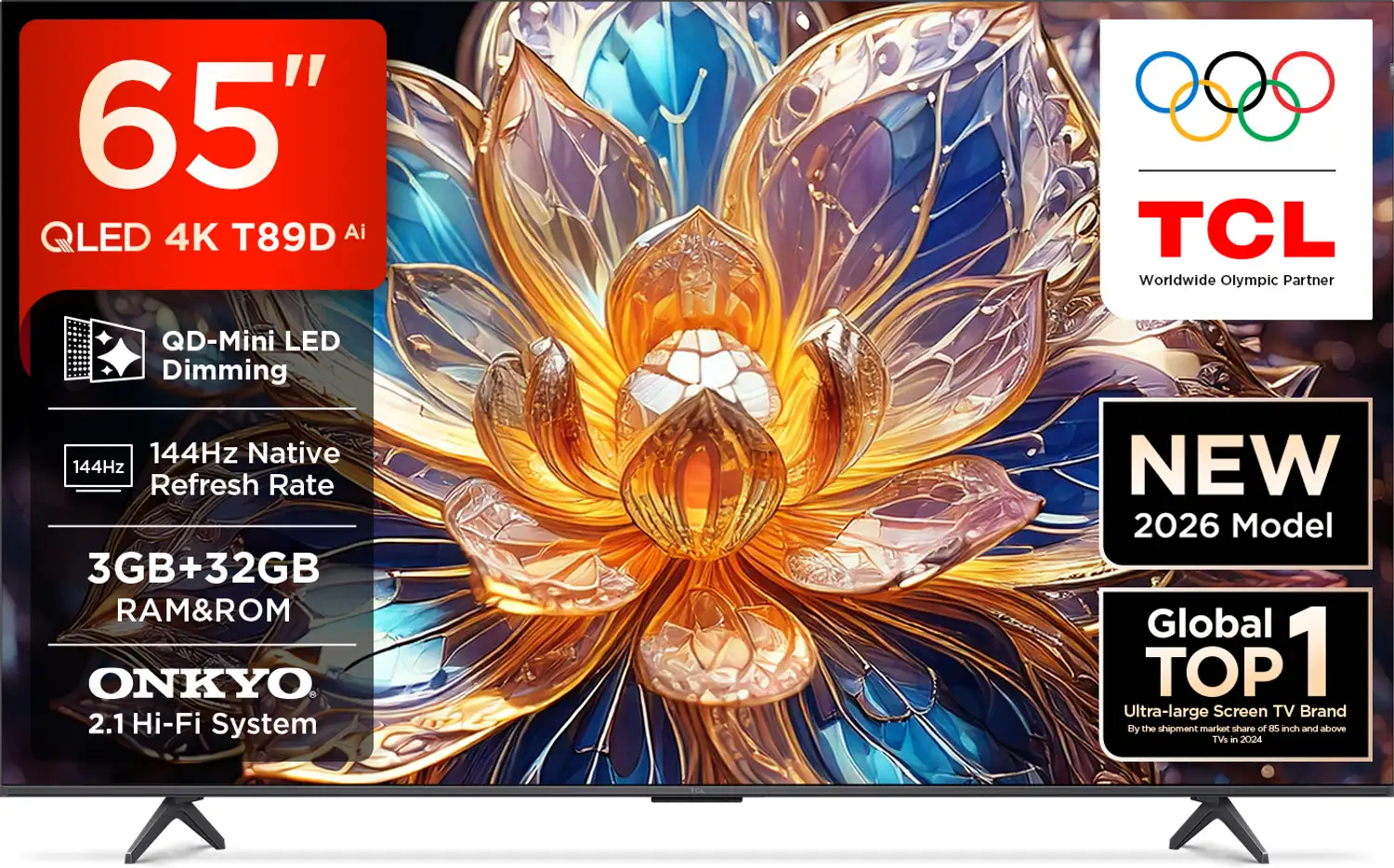 TCL 65-inch 4K QLED TV