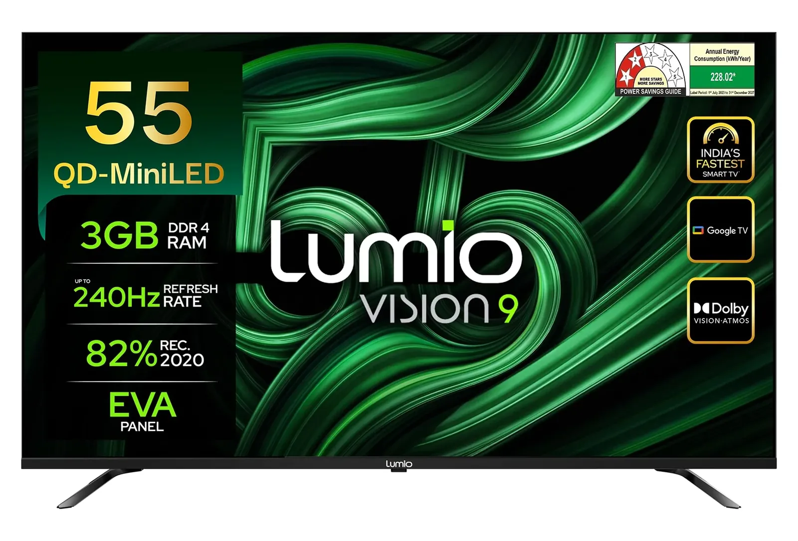 Lumio 55-inch 4K Mini-LED TV — Product