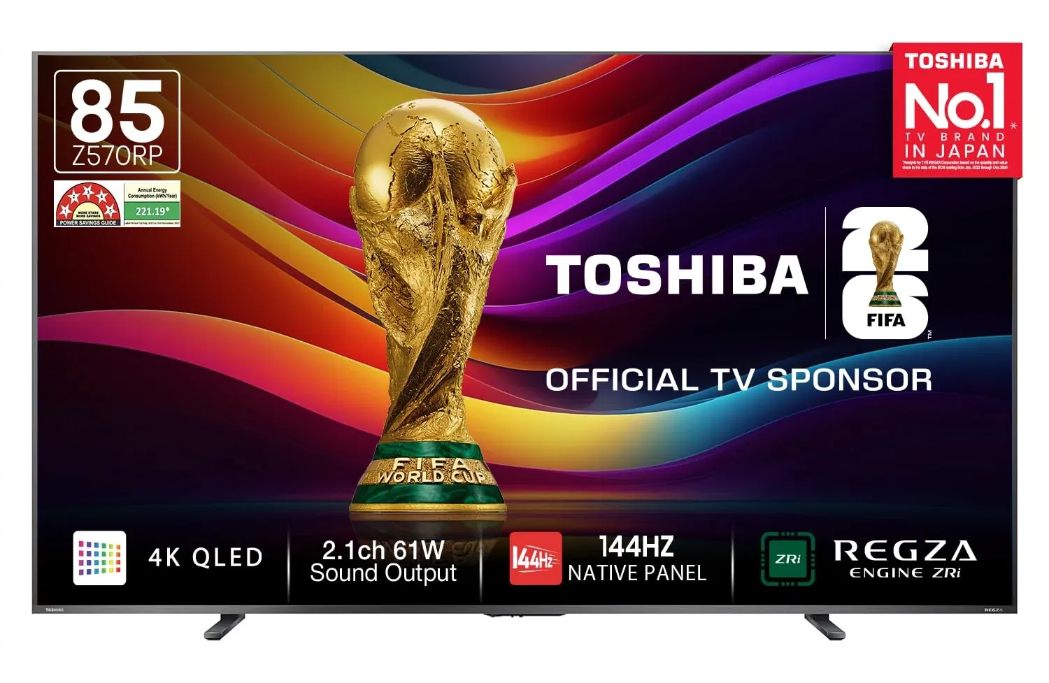 Toshiba 85-inch 4K QLED TV