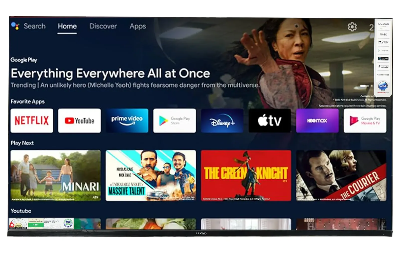Lloyd 43-inch 4K QLED TV