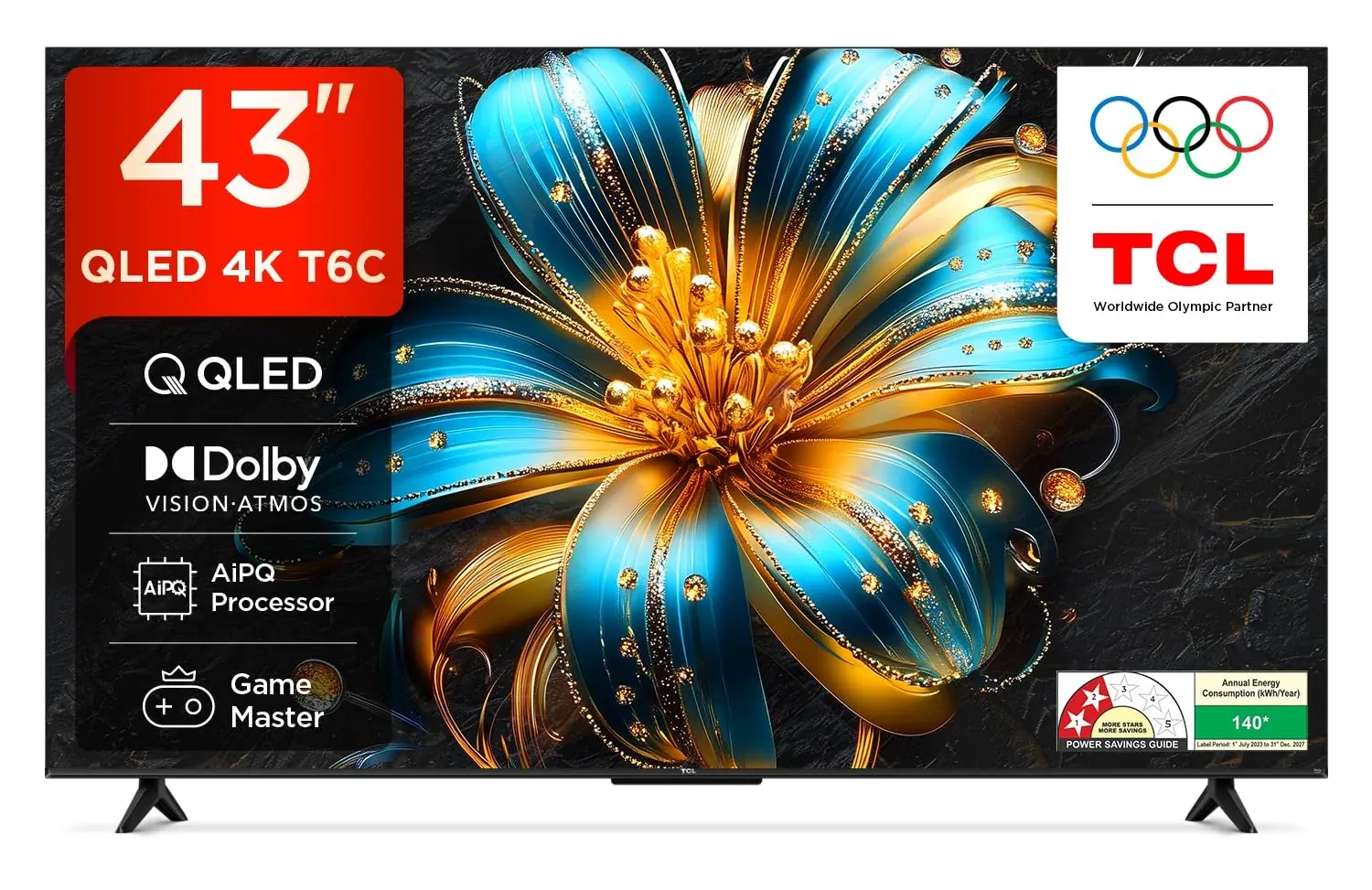 TCL 43-inch 4K QLED TV — Product