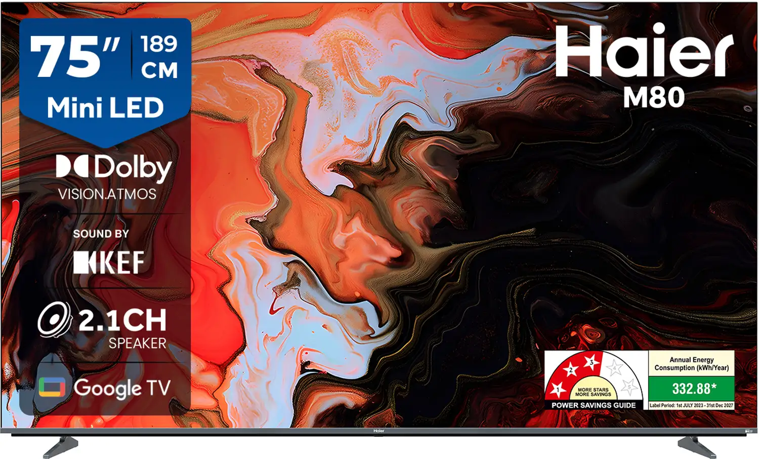 Haier 75-inch 4K Mini-LED TV