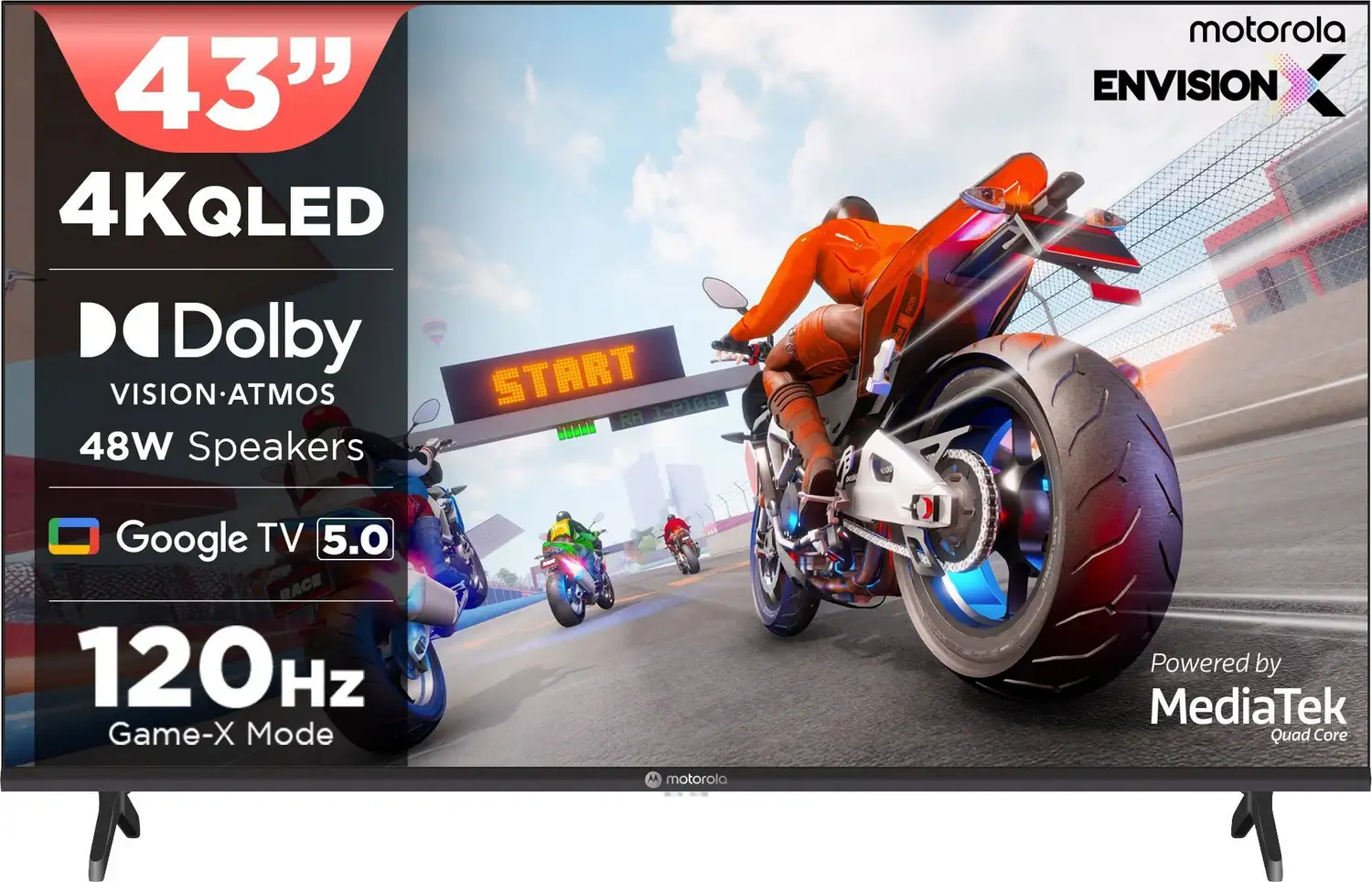 Motorola 43-inch 4K QLED TV