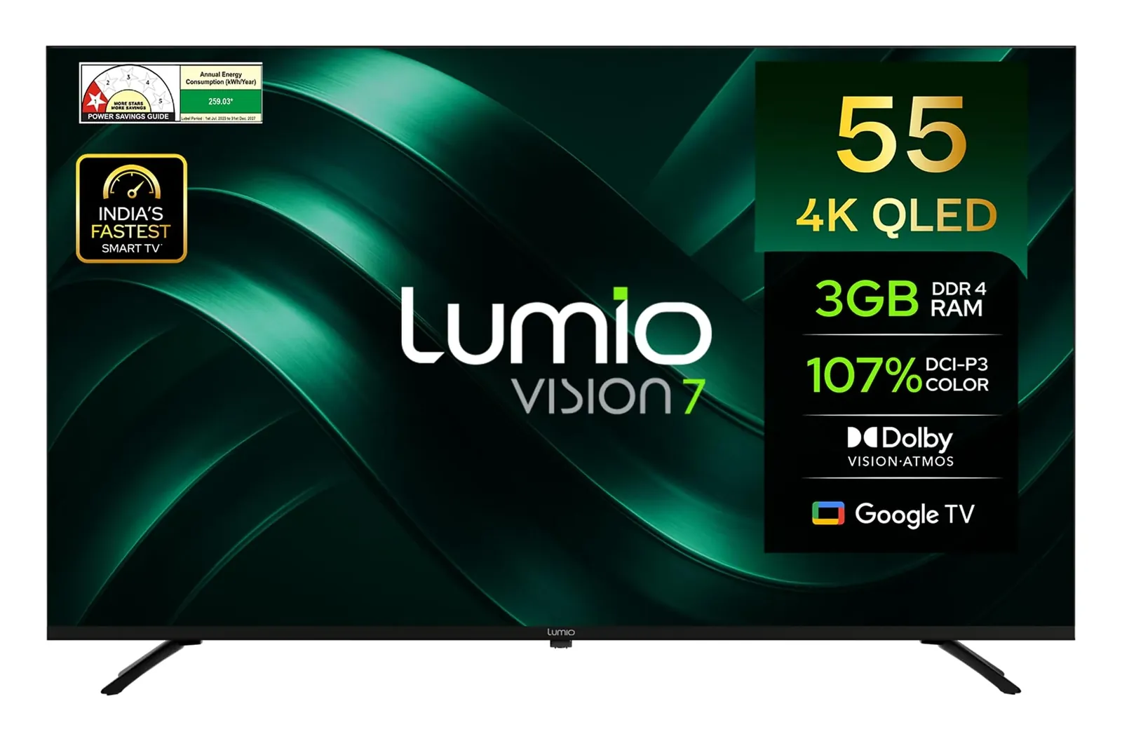 Lumio 55-inch 4K QLED TV