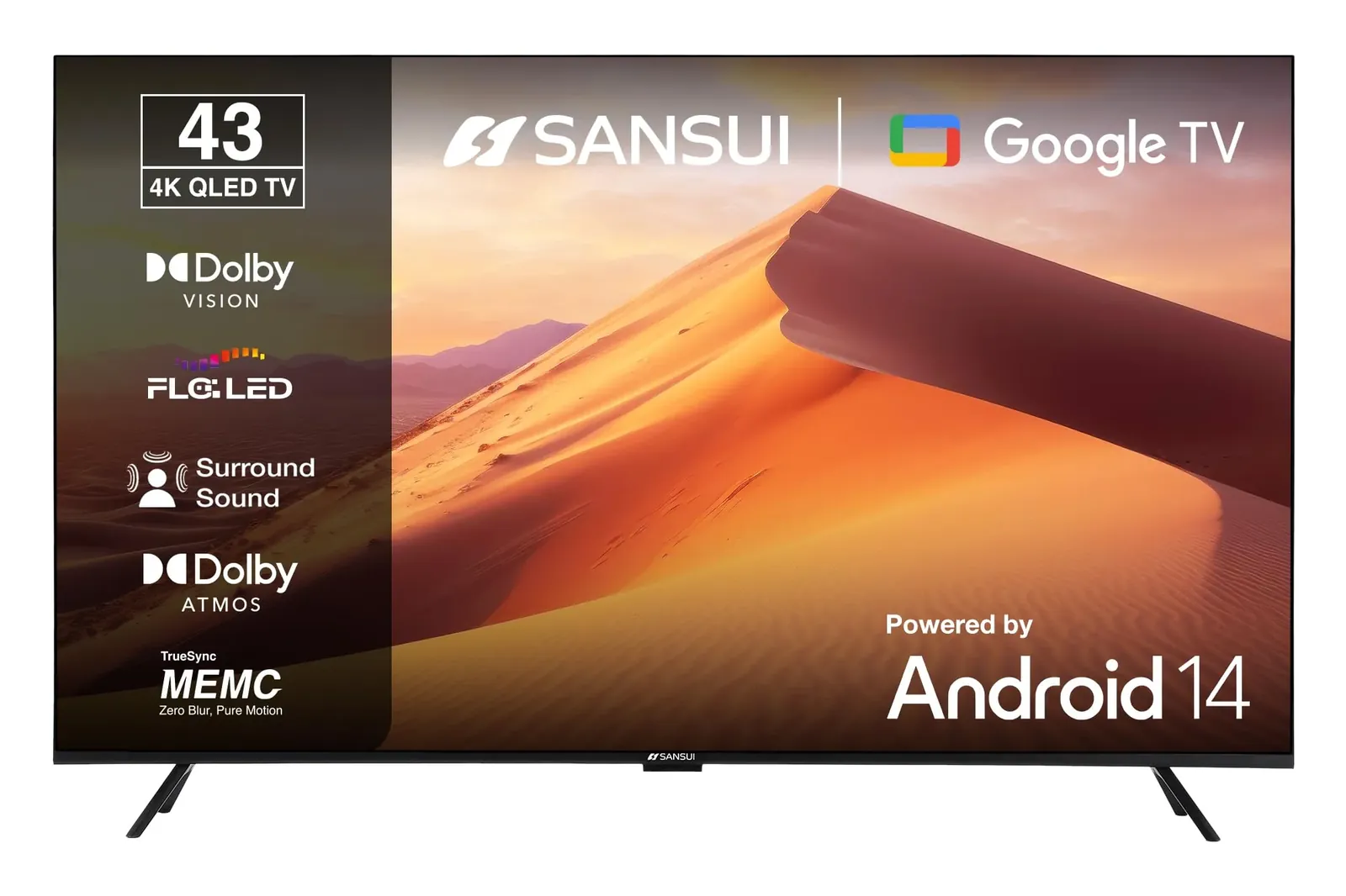 Sansui 43-inch 4K QLED TV — Product
