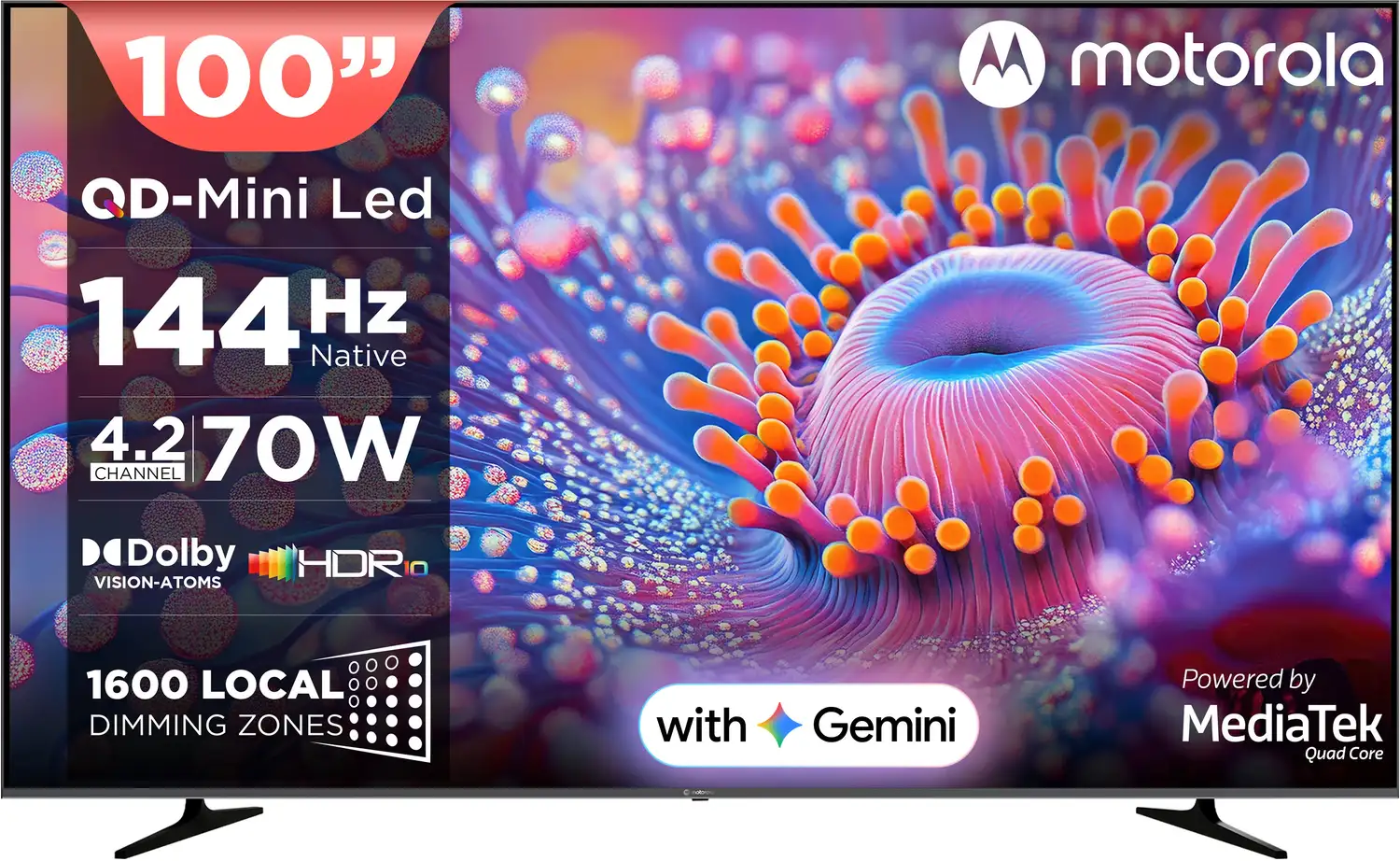 Motorola 100-inch 4K Mini-LED TV