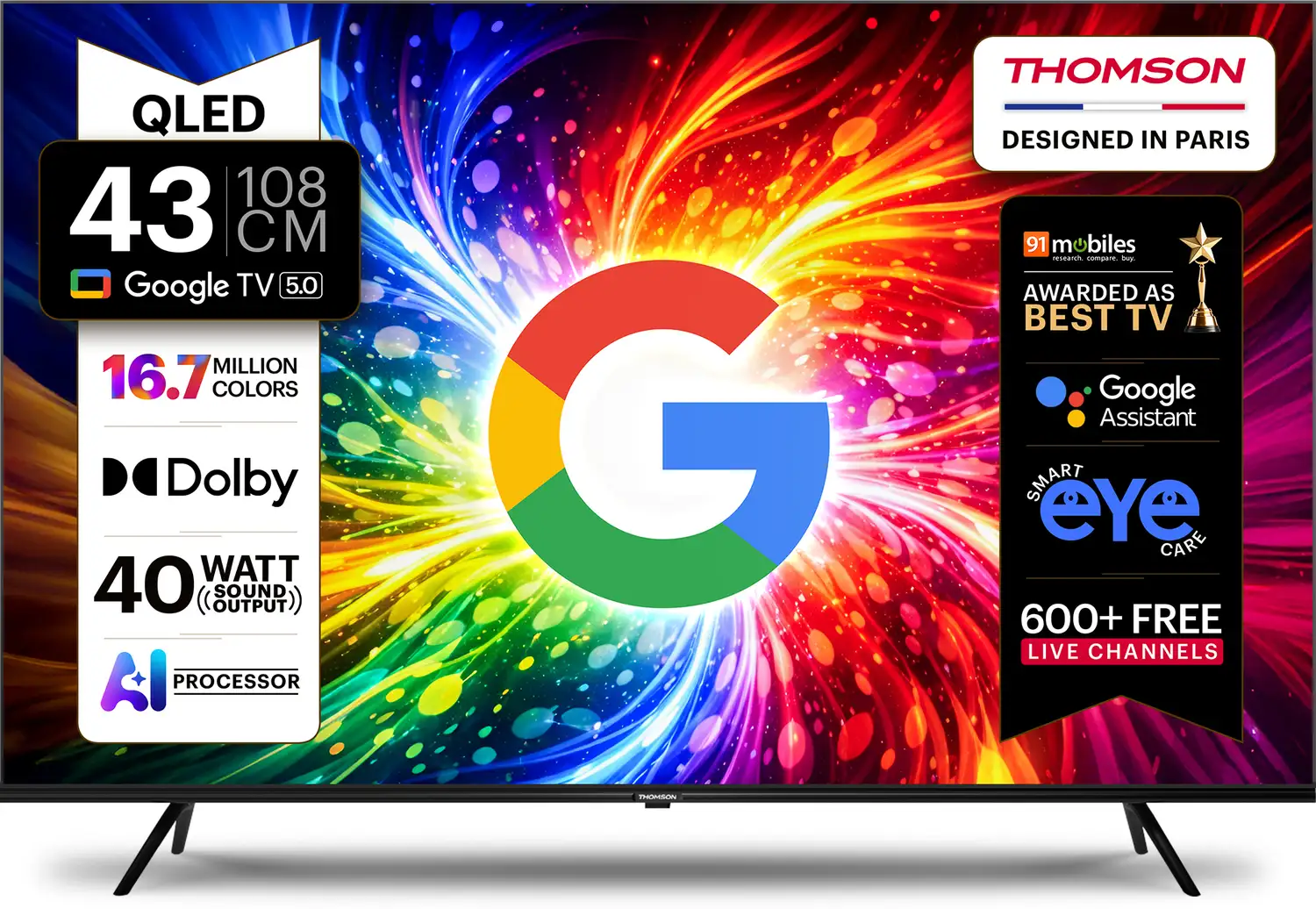 Thomson 43-inch QLED TV