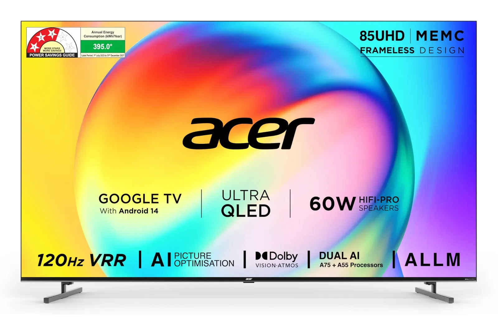 Acer 85-inch 4K QLED TV