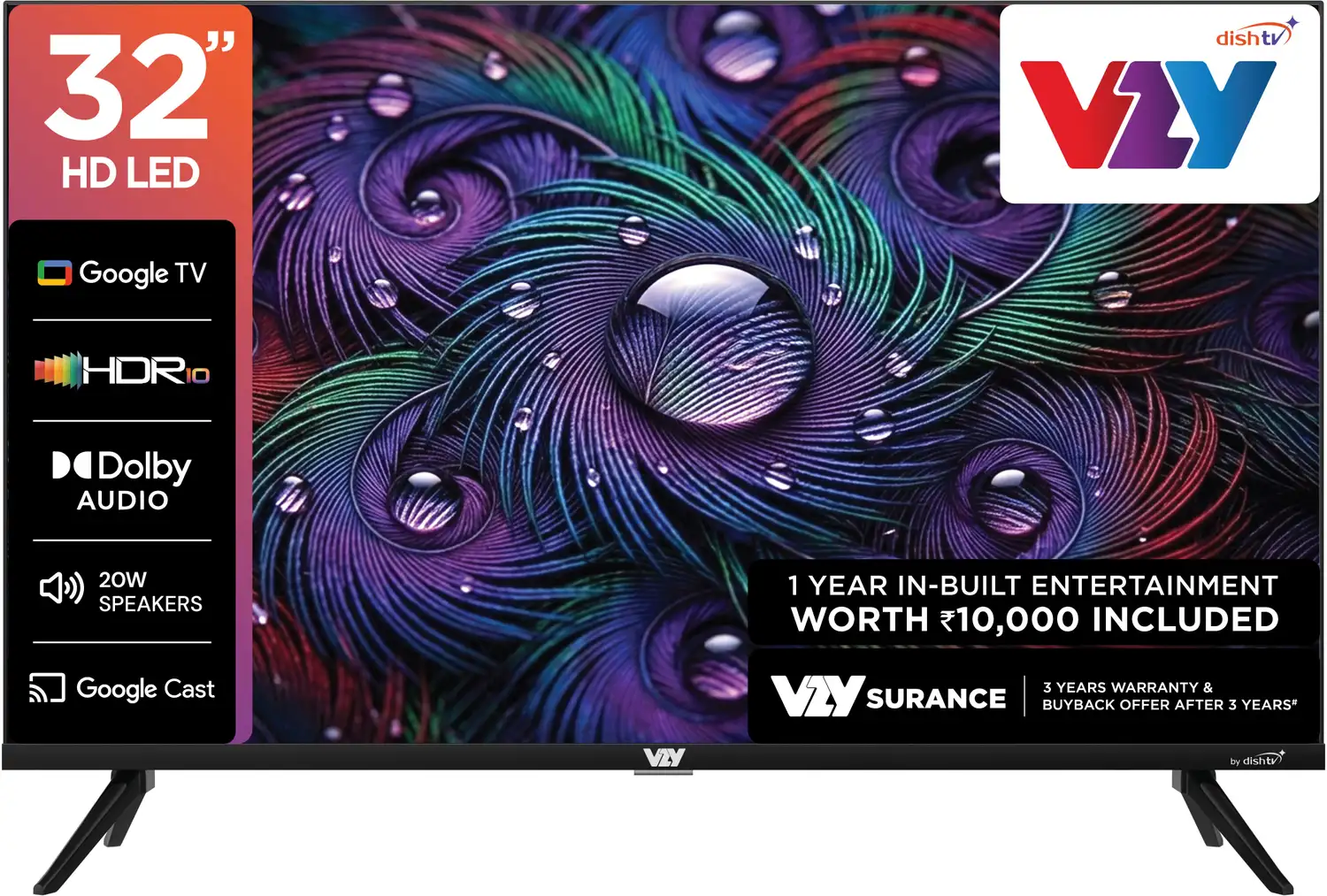 VZY 32-inch HD Ready LED TV