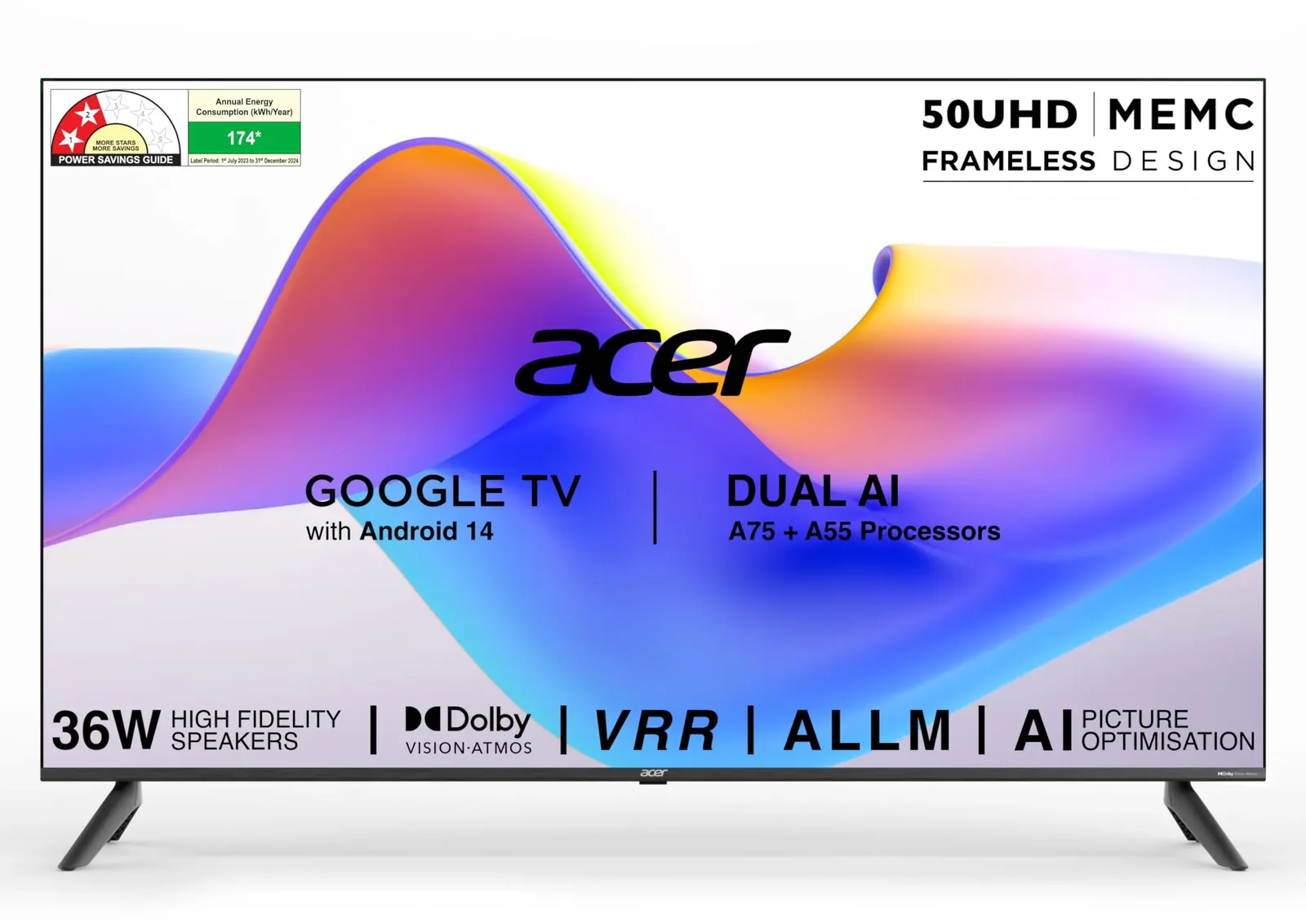 Acer 50-inch 4K LED TV