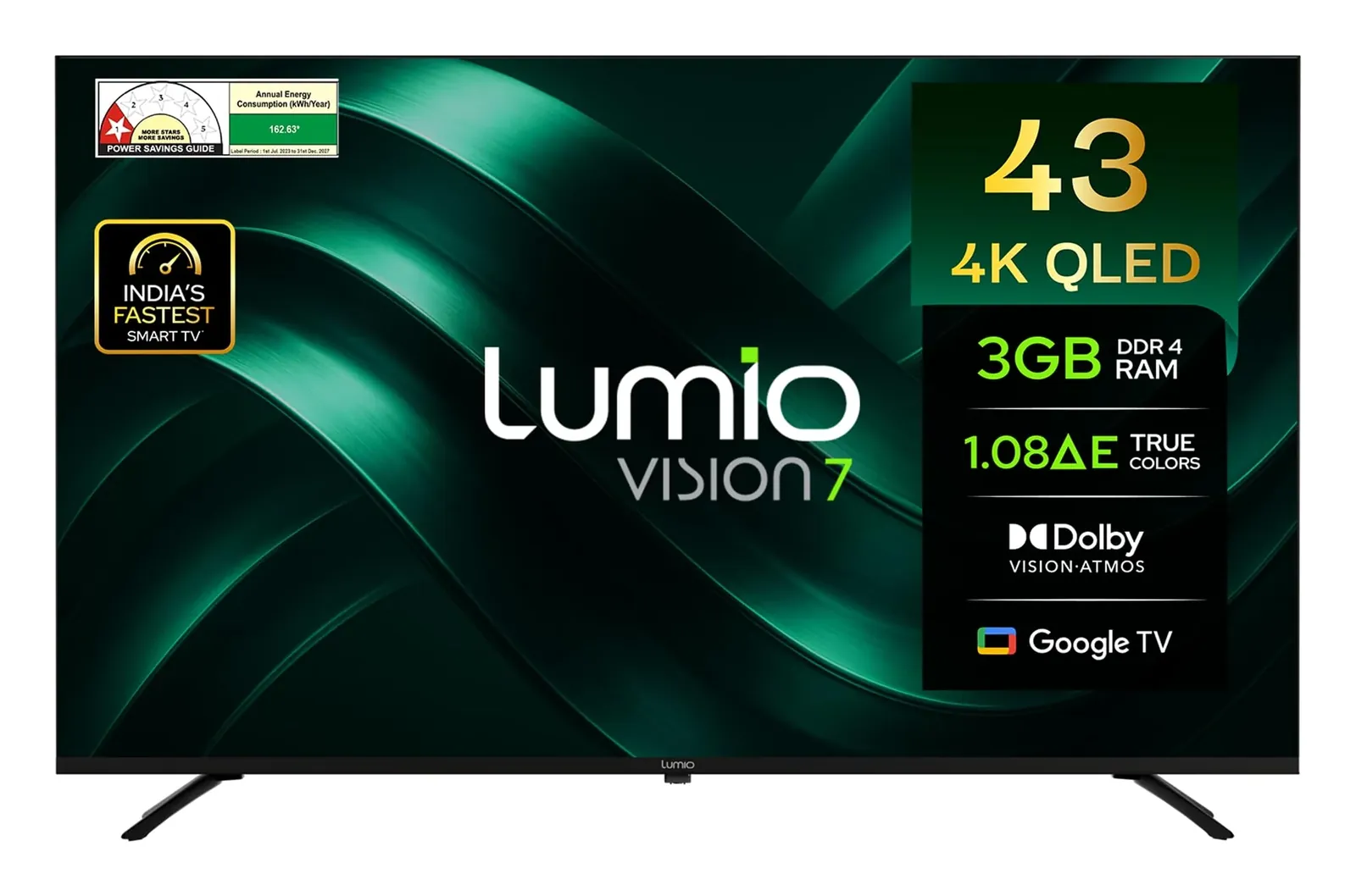 Lumio 43-inch 4K QLED TV