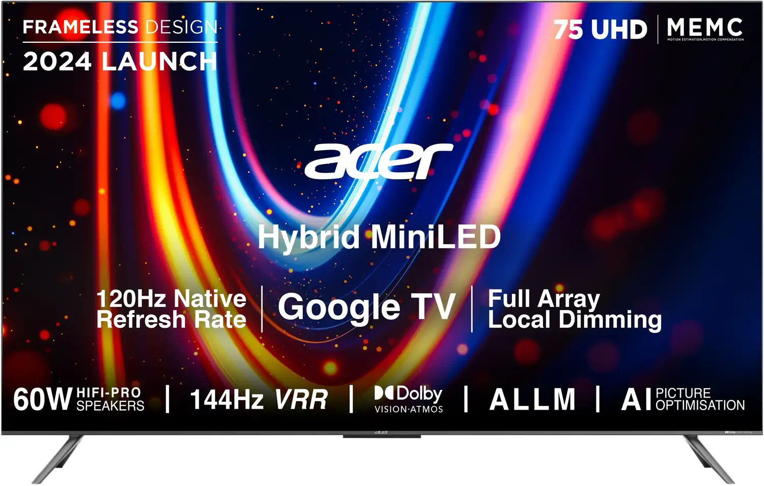 Acer 75-inch 4K Mini-LED TV