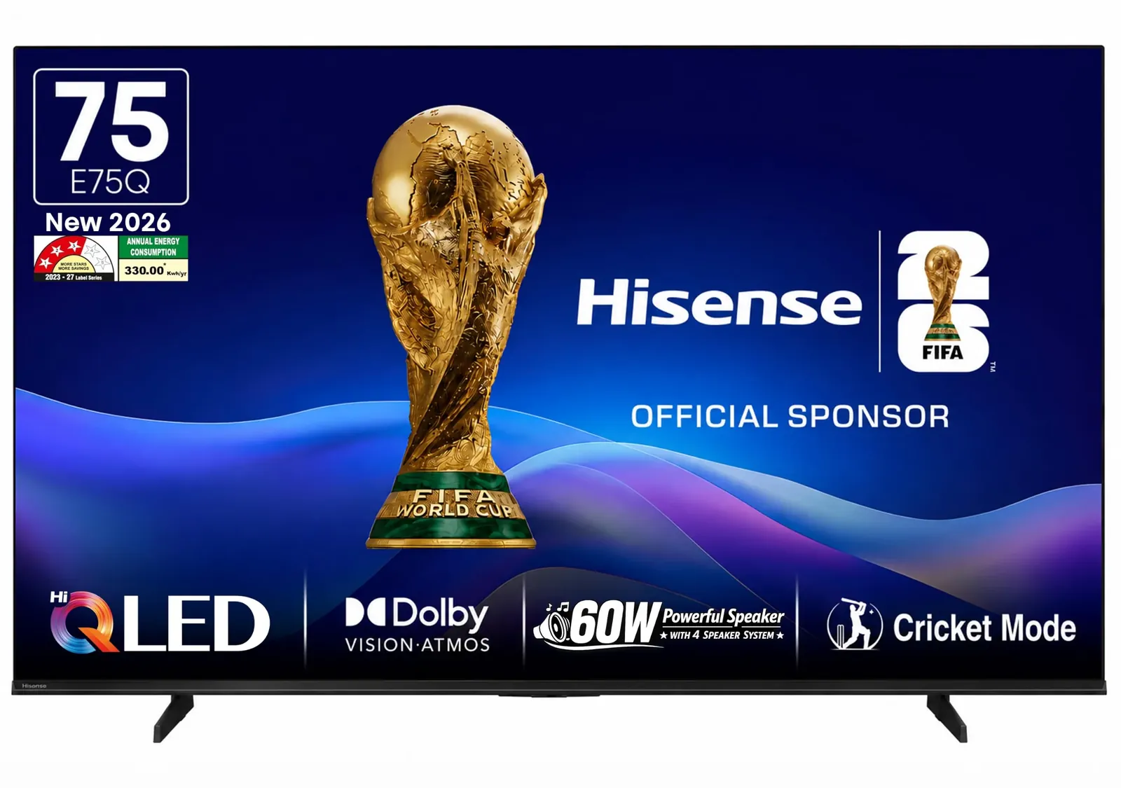 Hisense 75-inch 4K QLED TV