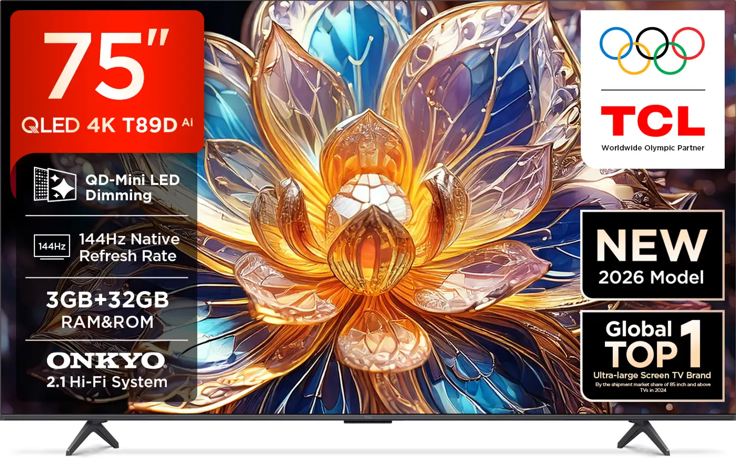 TCL 75-inch 4K QLED TV