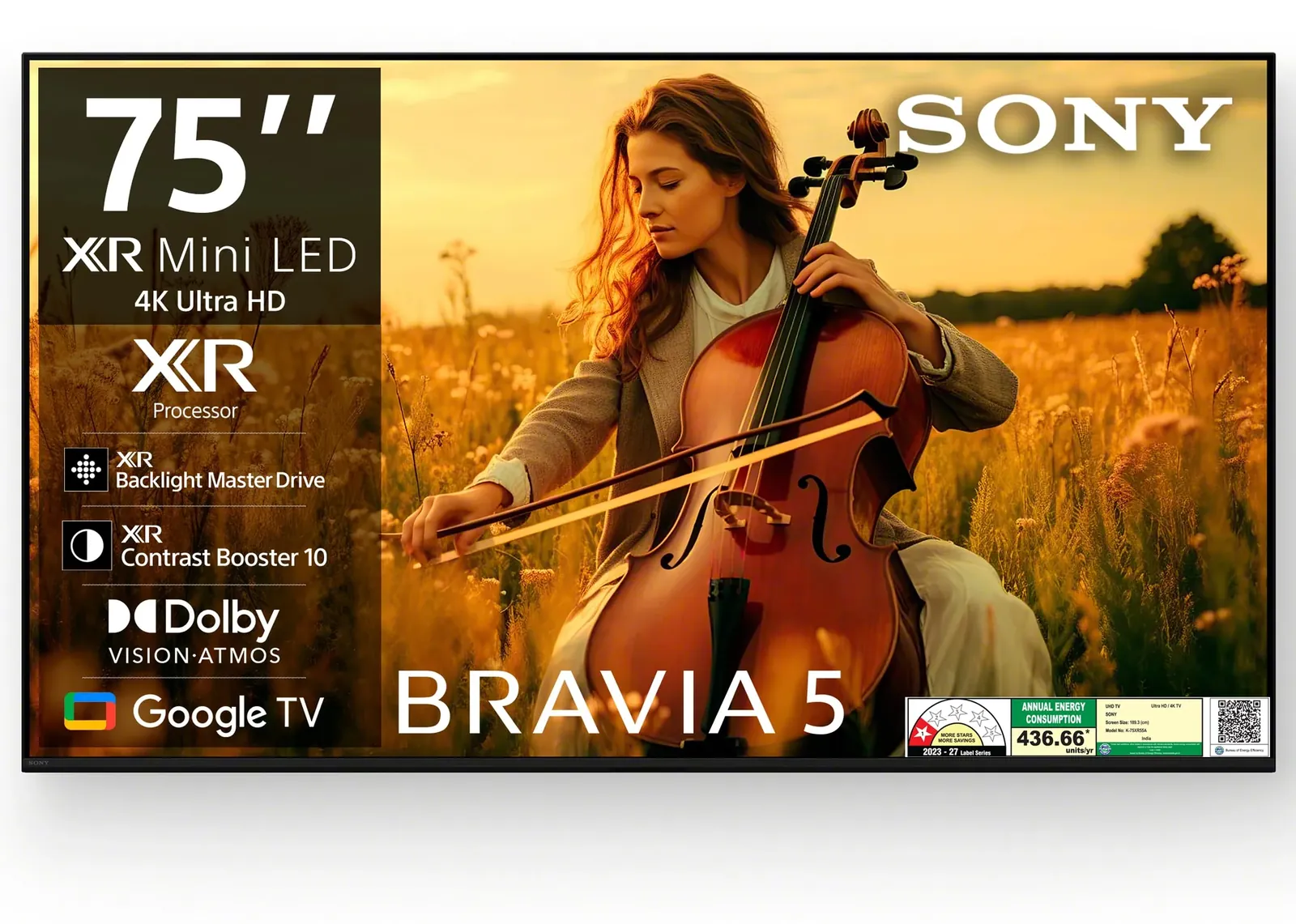 Sony 75-inch 4K Mini-LED TV — Product