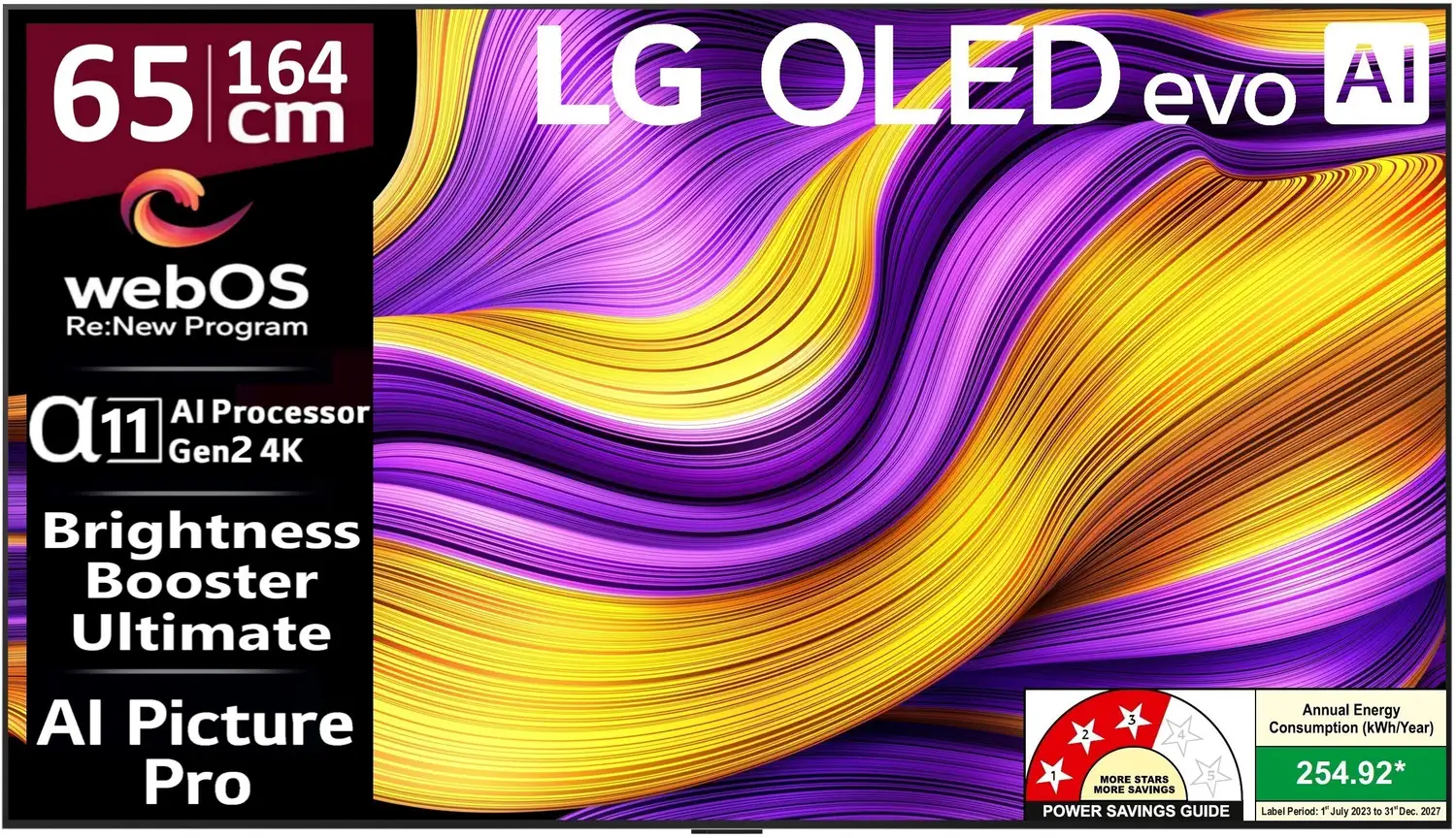 LG 65-inch 4K OLED TV