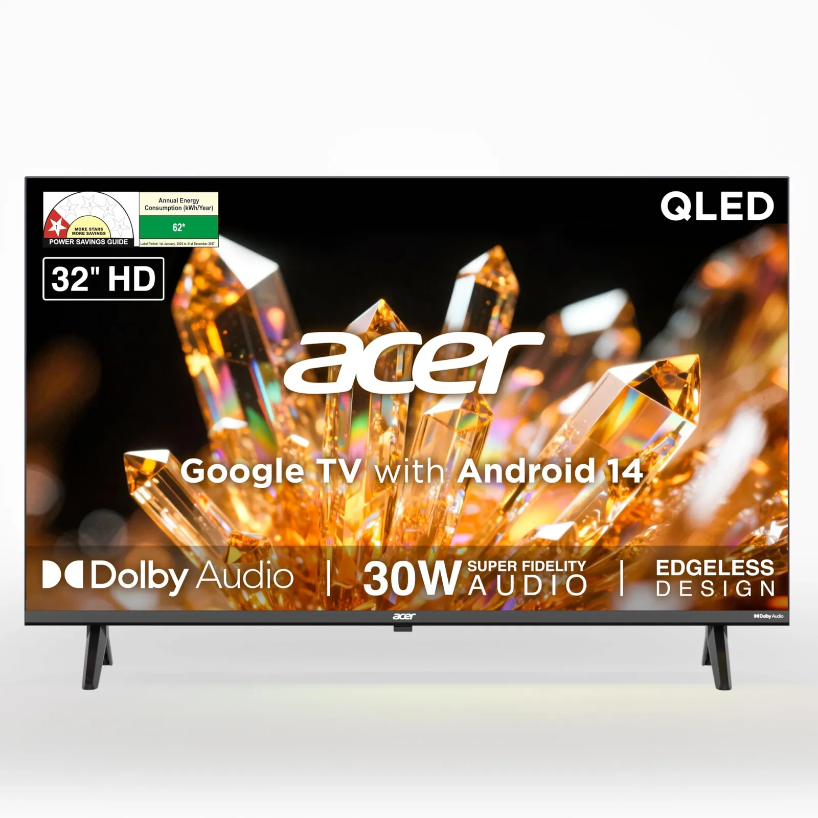 Acer 32-inch HD Ready QLED TV