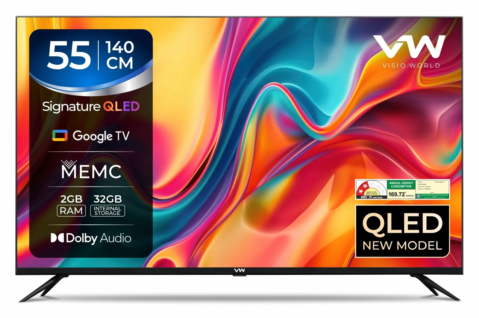 VW 55-inch 4K QLED TV — Product