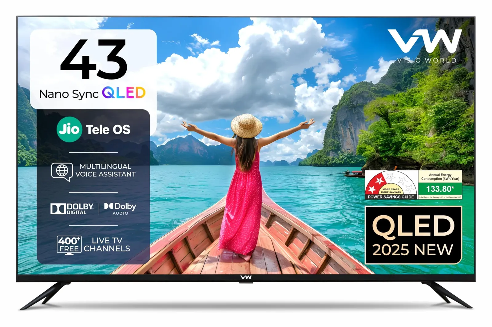 VW 43-inch 4K QLED TV — Product