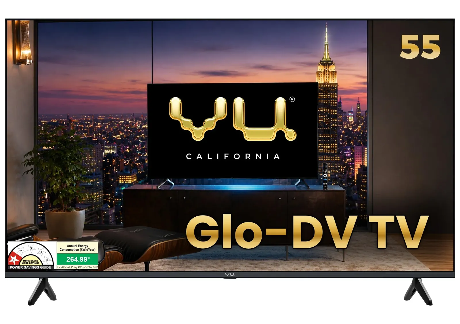 Vu 55-inch 4K QLED TV