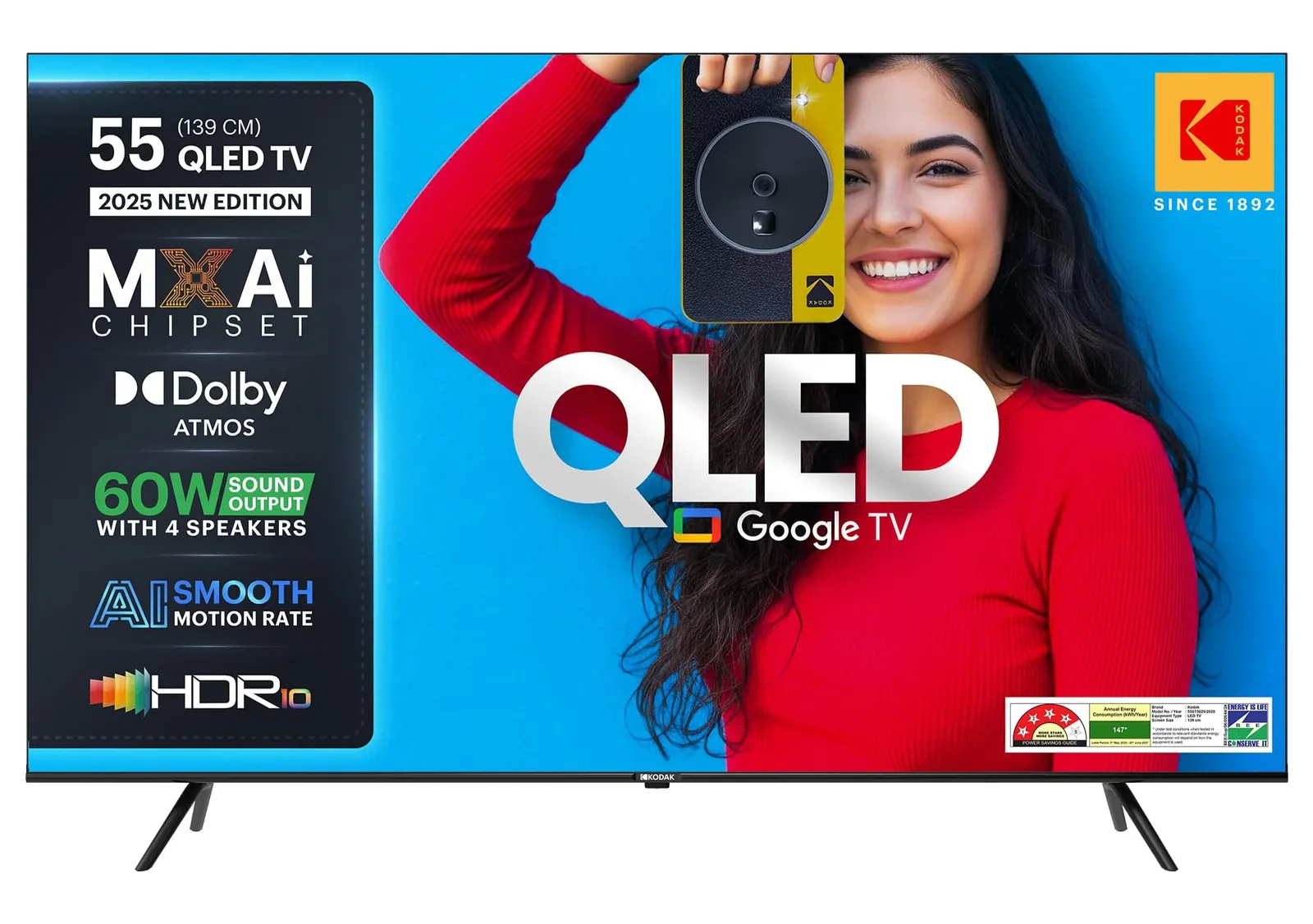 Kodak 55-inch 4K QLED TV