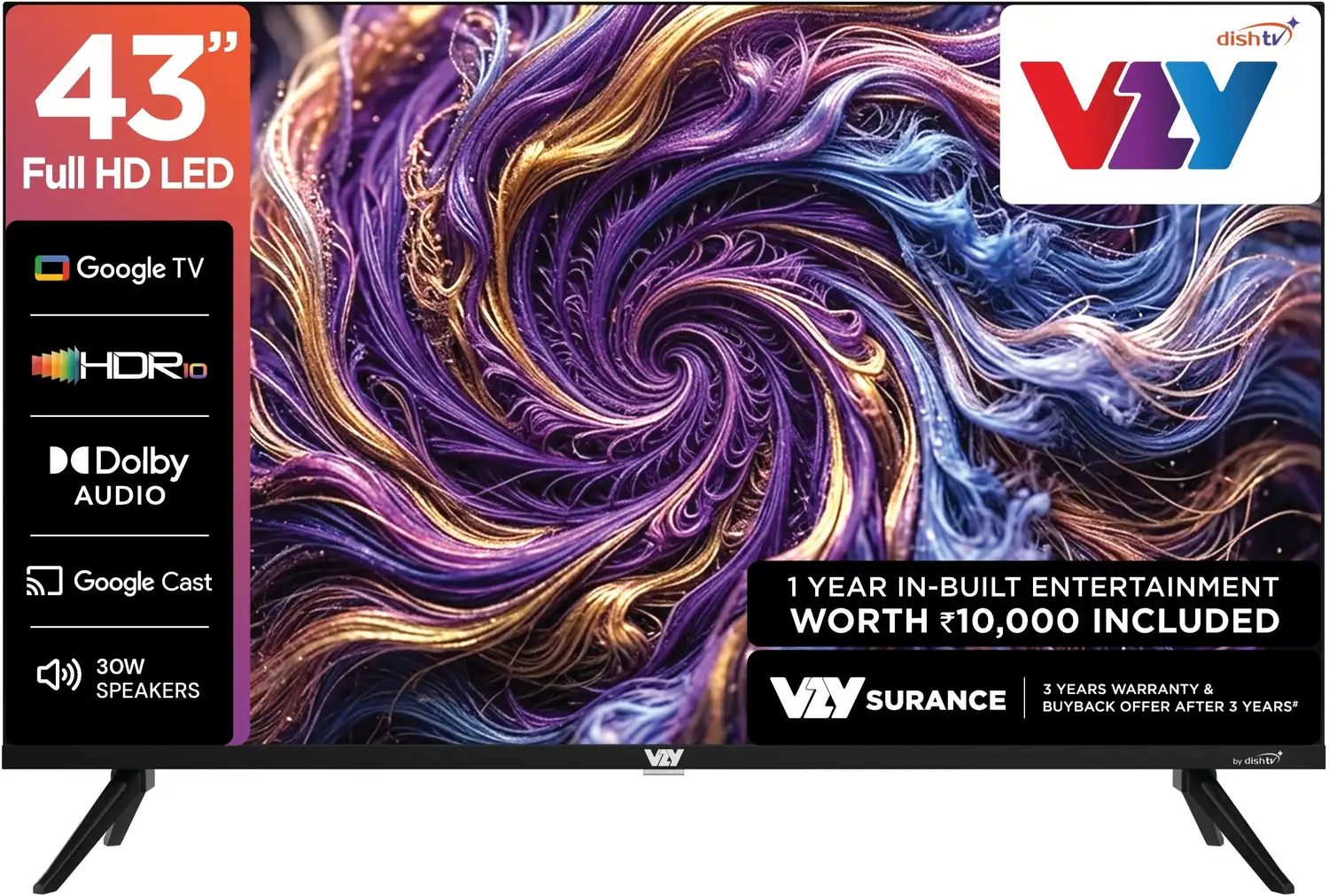 VZY 43-inch Full HD LED TV
