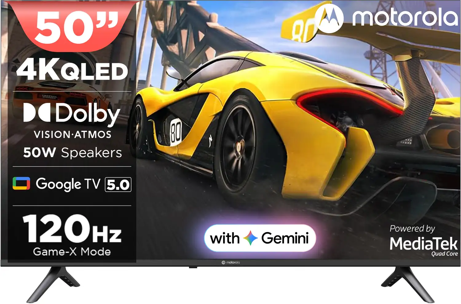 Motorola 50-inch QLED TV