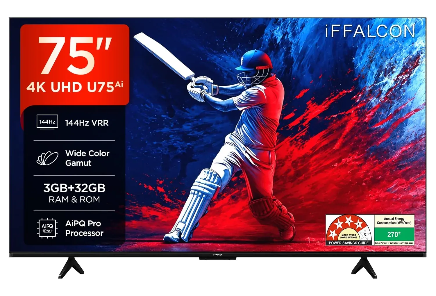 iFFALCON 75-inch 4K LED TV