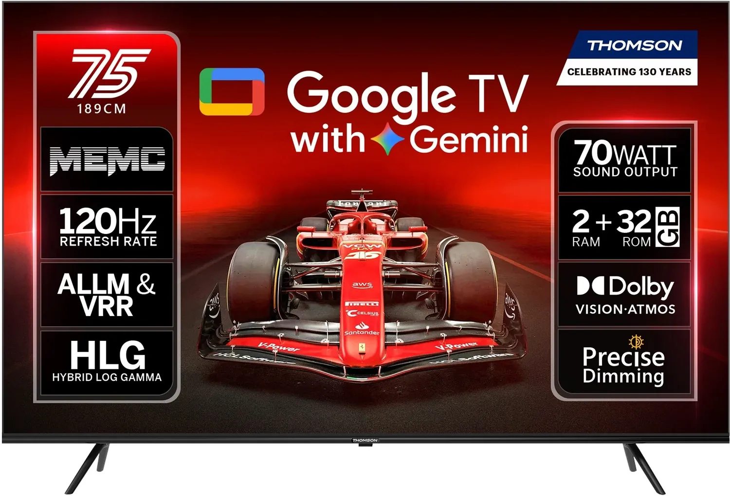 Thomson 75-inch 4K QLED TV — Product
