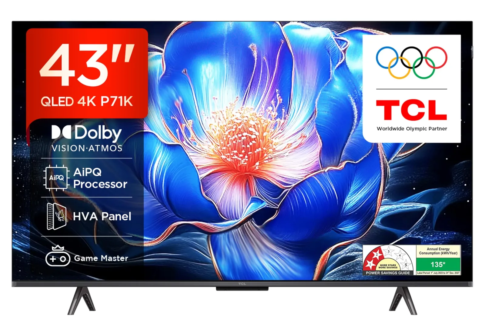 TCL 43-inch 4K QLED TV