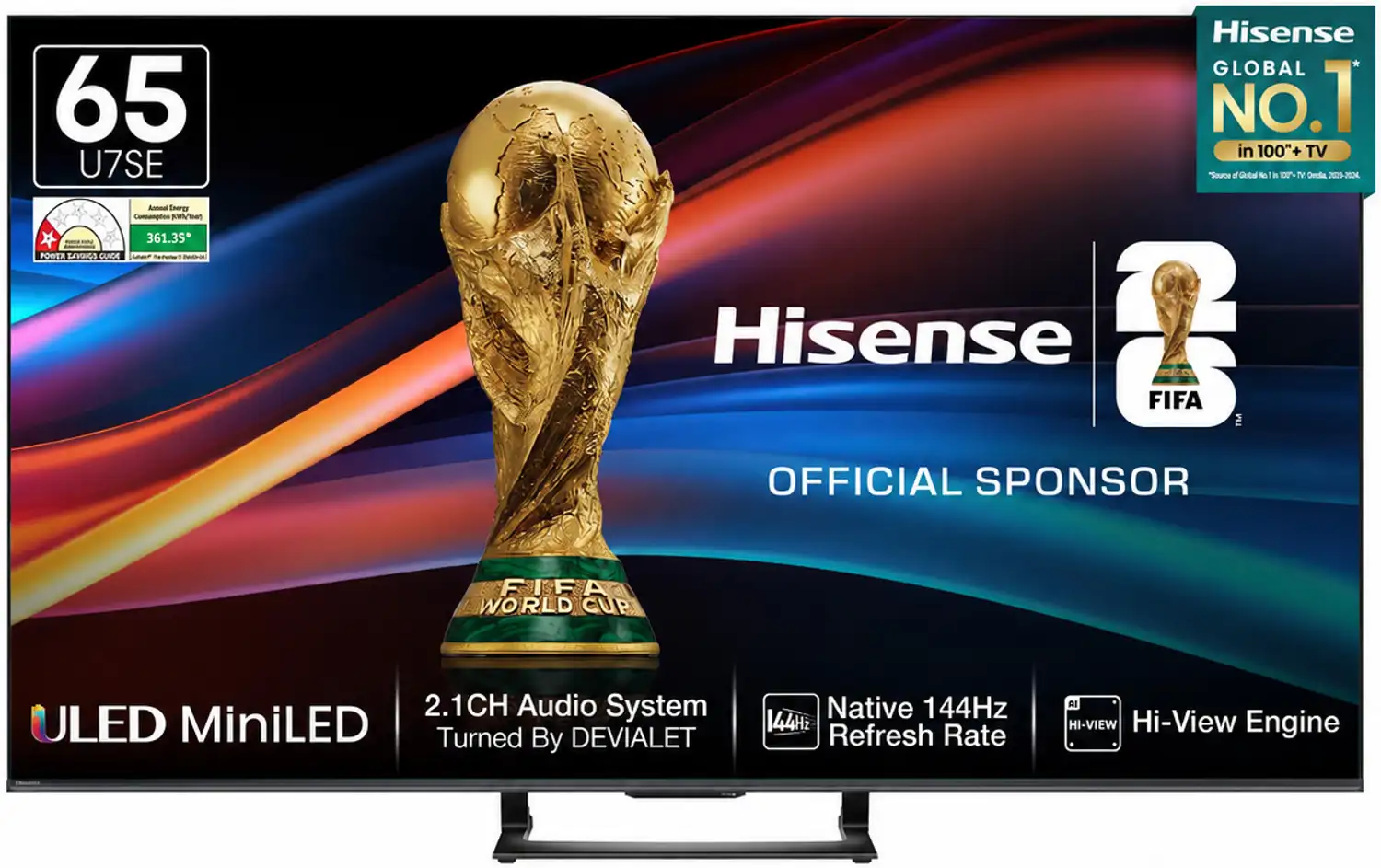 Hisense 65-inch 4K Mini-LED TV