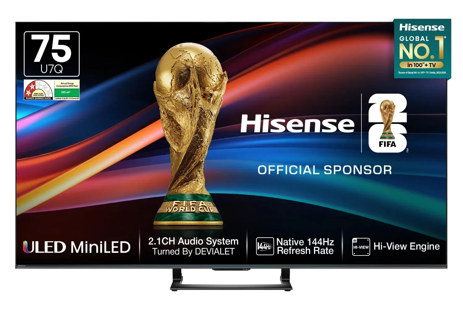 Hisense 75-inch 4K Mini-LED TV