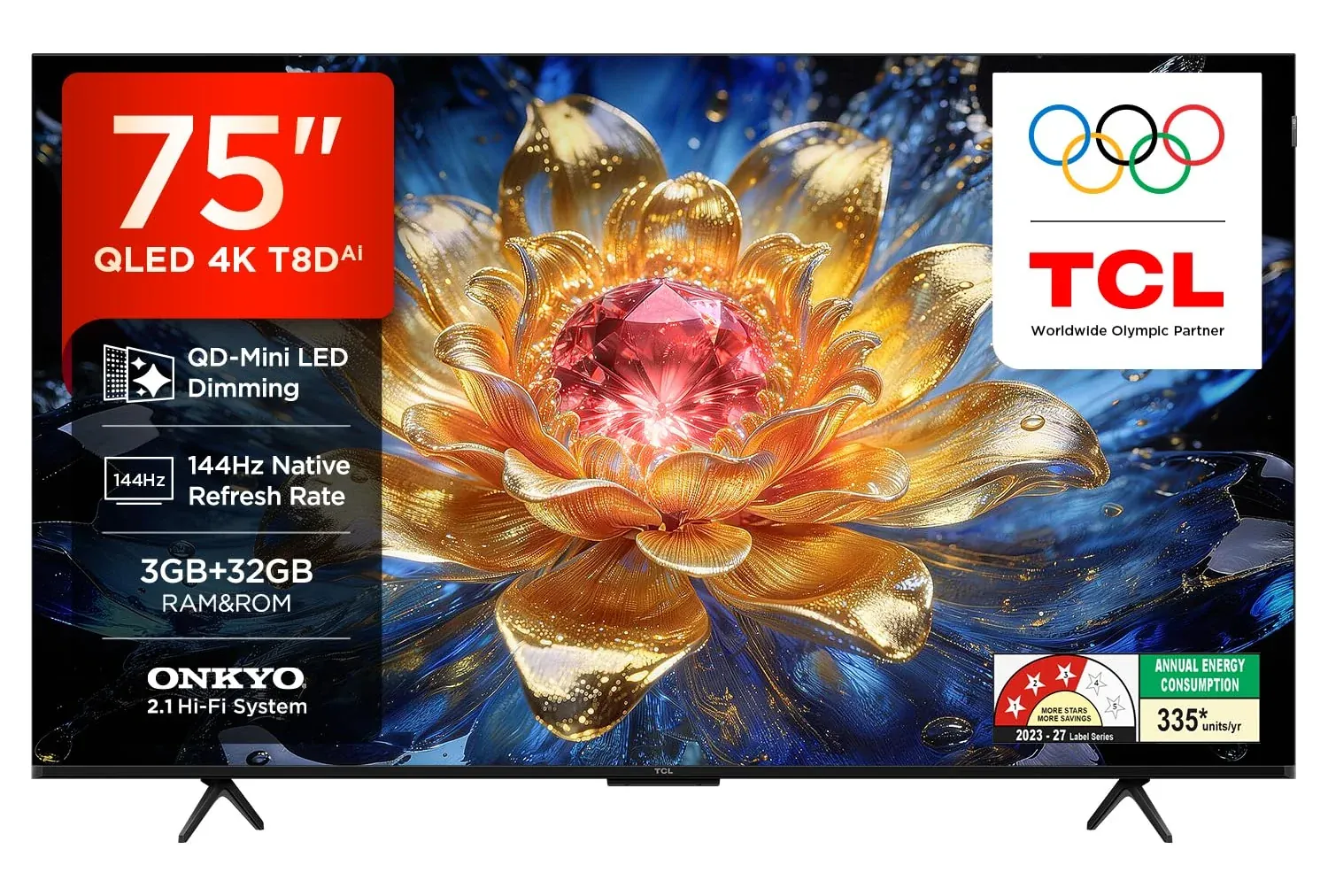TCL 75-inch 4K QLED TV
