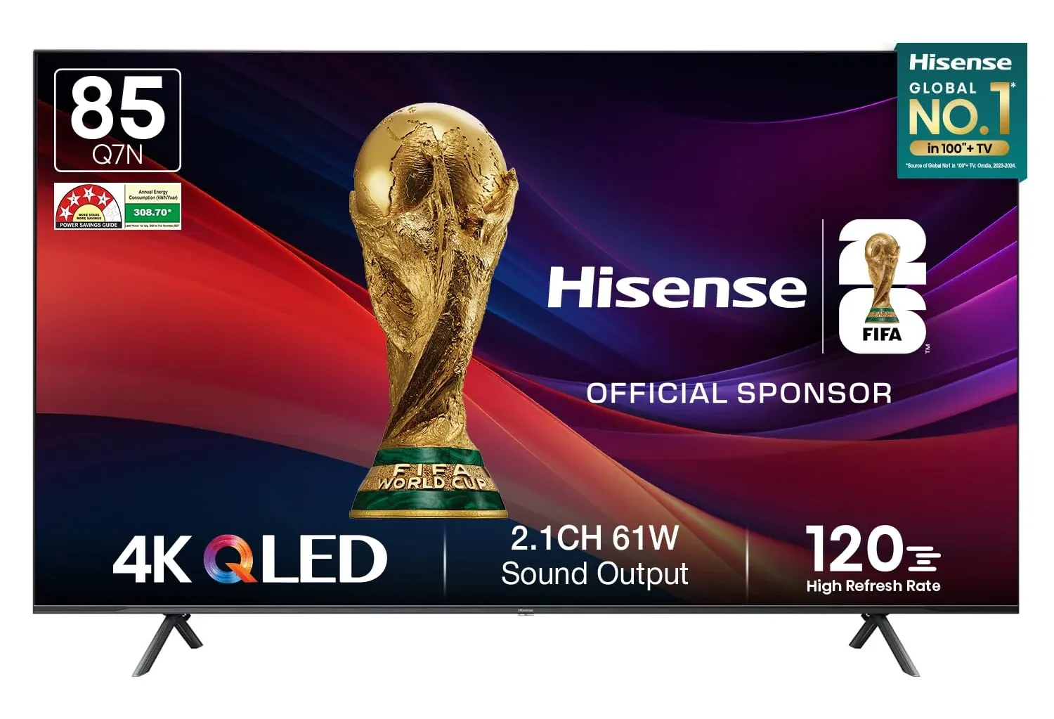 Hisense 85-inch 4K QLED TV