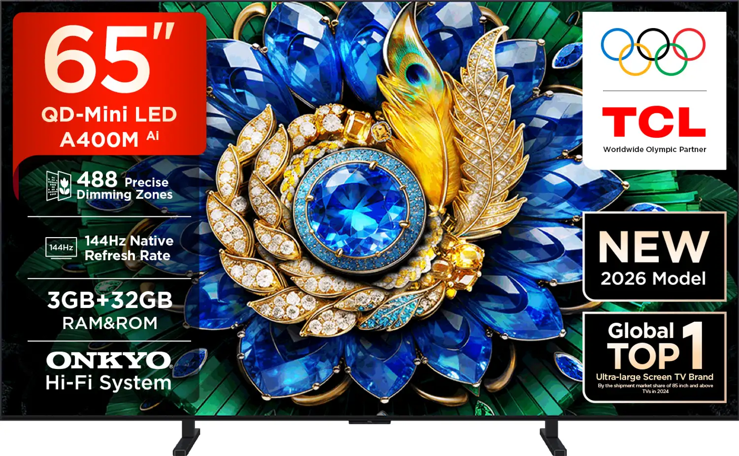TCL 65-inch 4K Mini-LED TV
