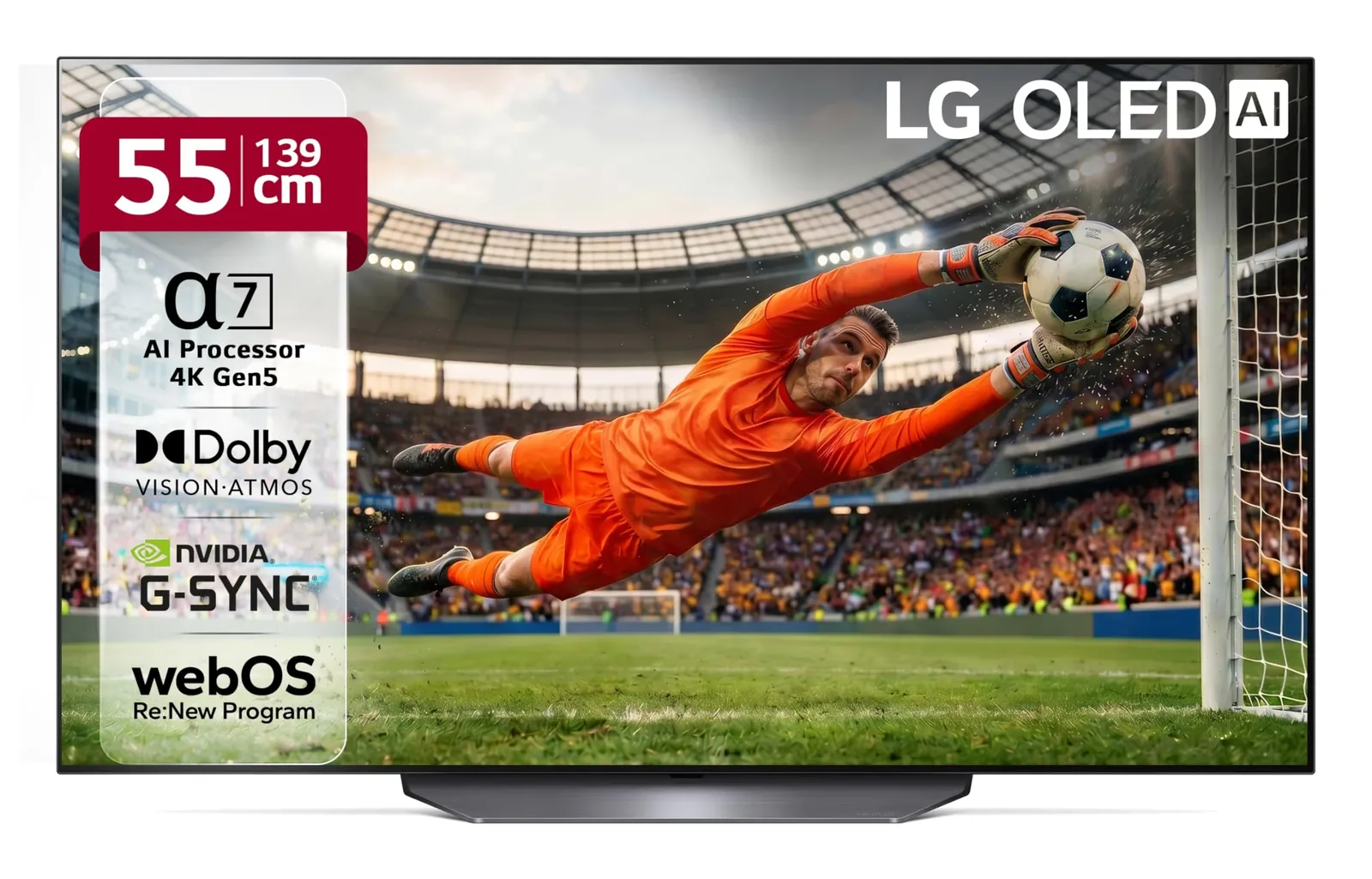 LG 55-inch 4K OLED TV