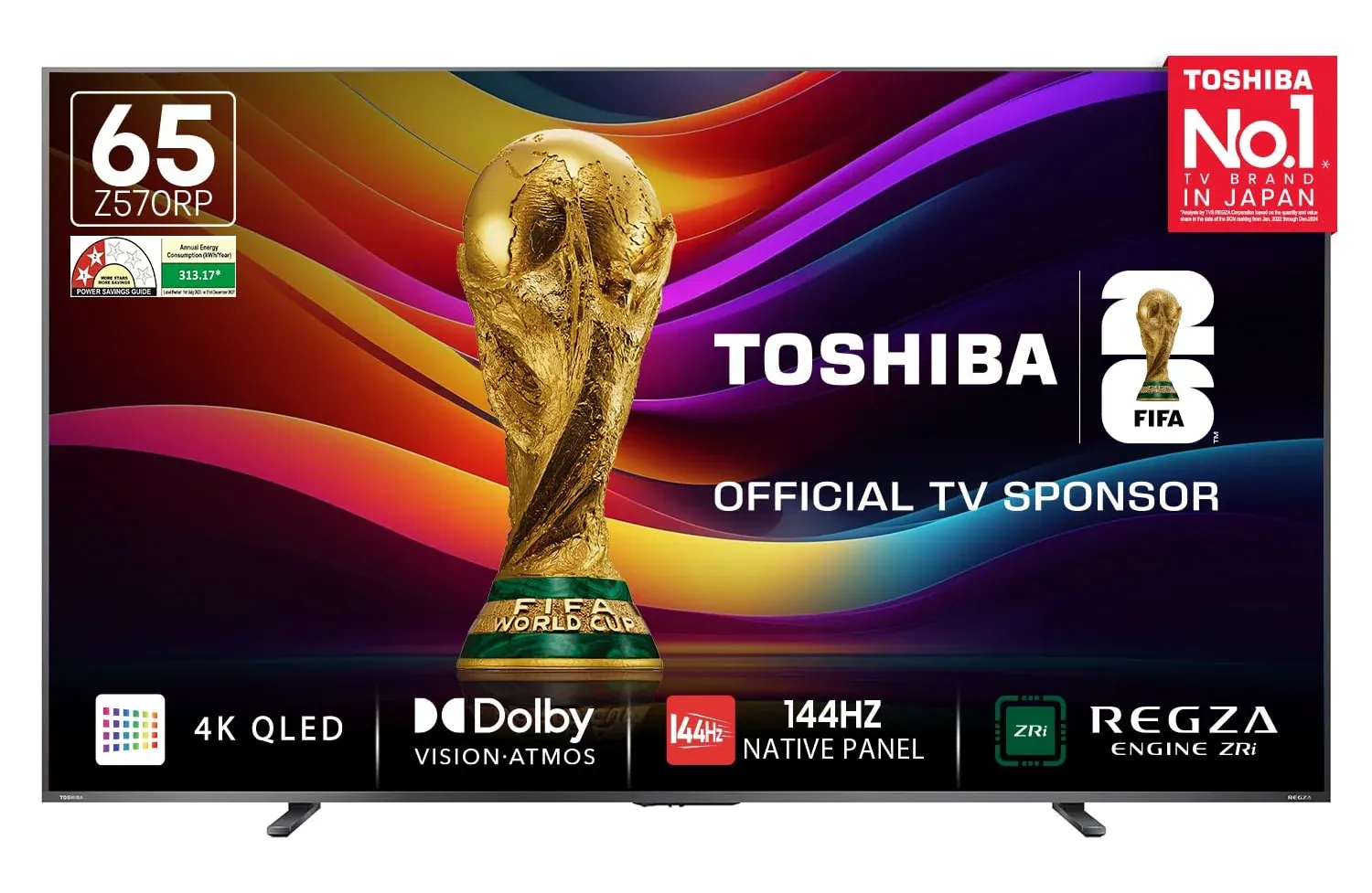 Toshiba 65-inch 4K QLED TV