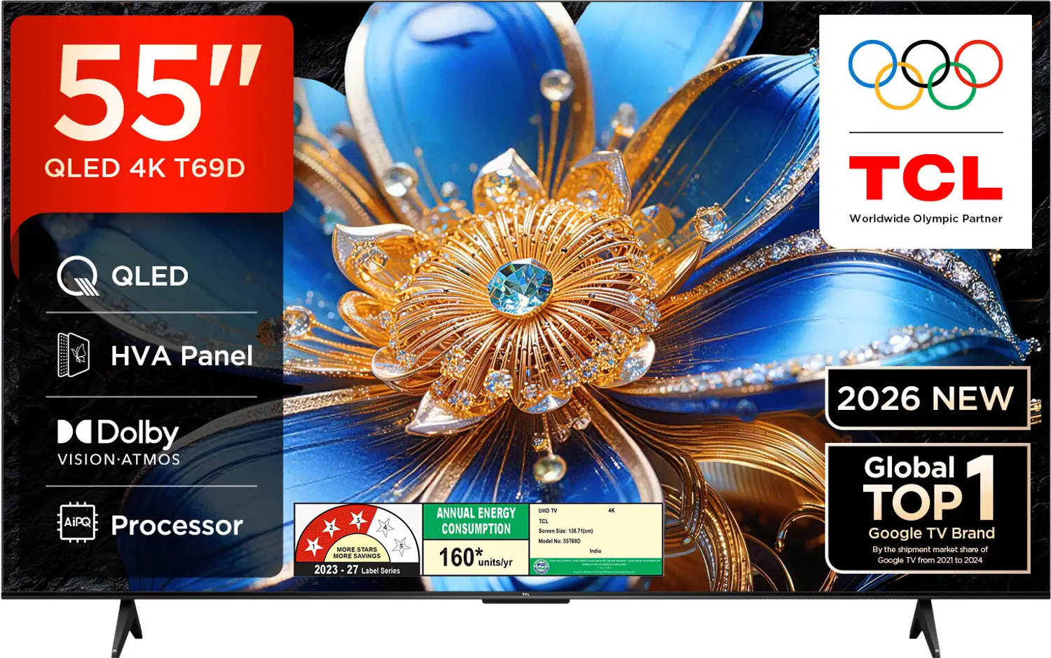 TCL 55-inch 4K QLED TV